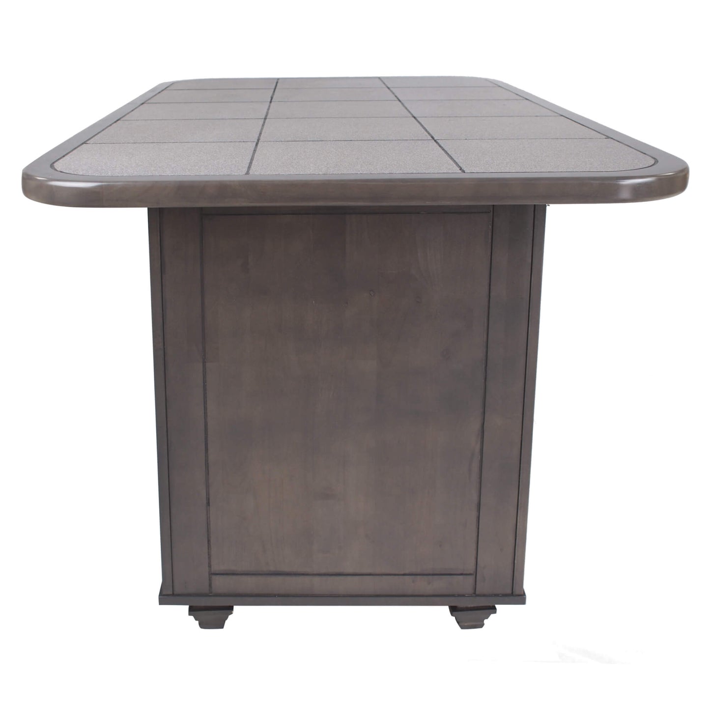 Sunset Trading Tile Top Kitchen Island – Antique Gray