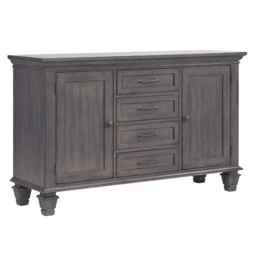 Sunset Trading Shades of Gray Buffet & Hutch