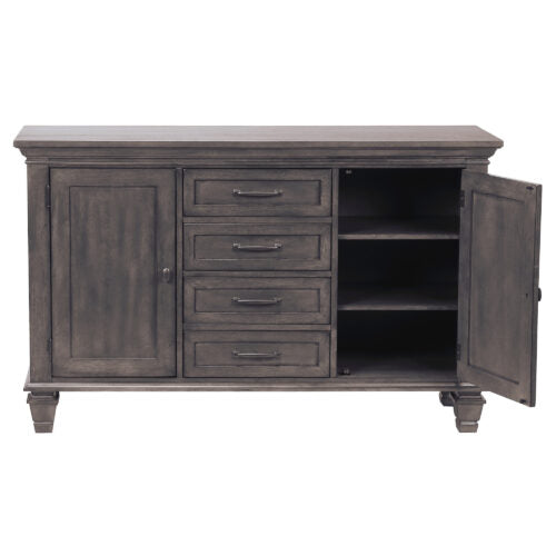 Sunset Trading Shades of Gray Buffet & Hutch