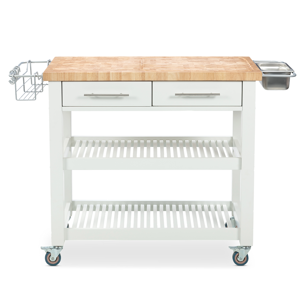 Chris & Chris Pro Chef 38"W x 20"D White