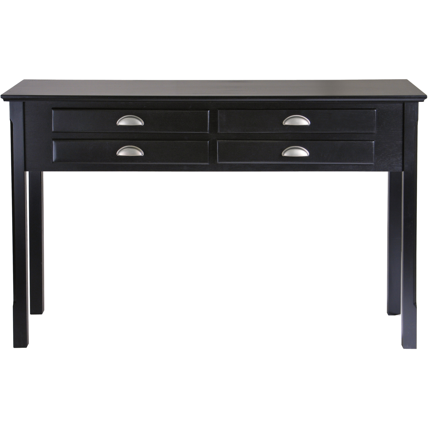 Winsome Timber Sideboard Console Table with Drawers - Black -  - 2